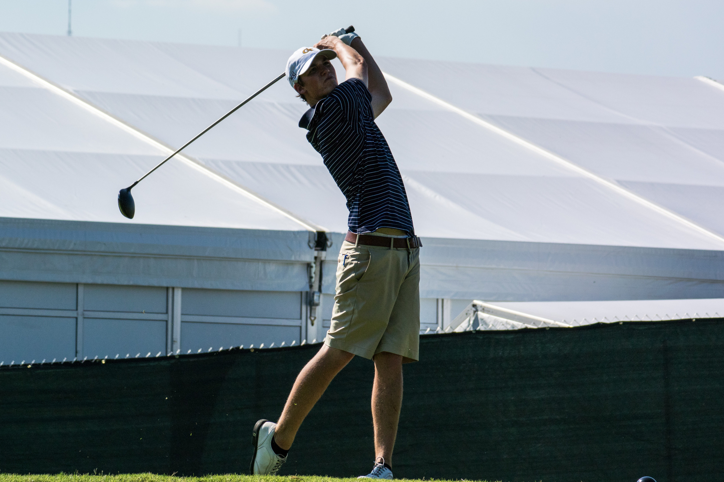 Michael Pisciotta during a team qualifying round at East Lake Golf Club, August 28, 2014