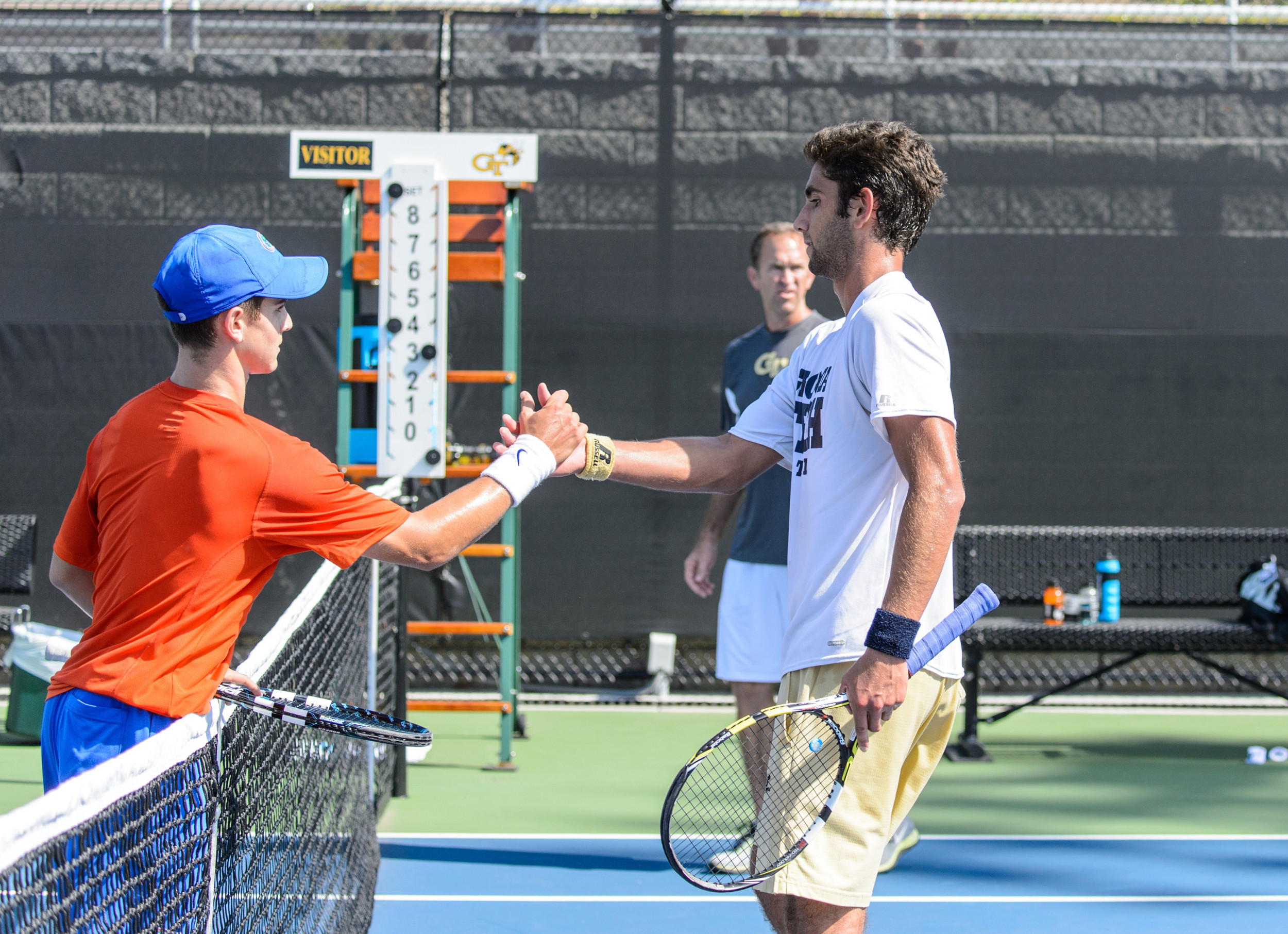 Carlos Benito at the 2013 USTA/ITA Southeast Regional, Ken Byers Tennis Center