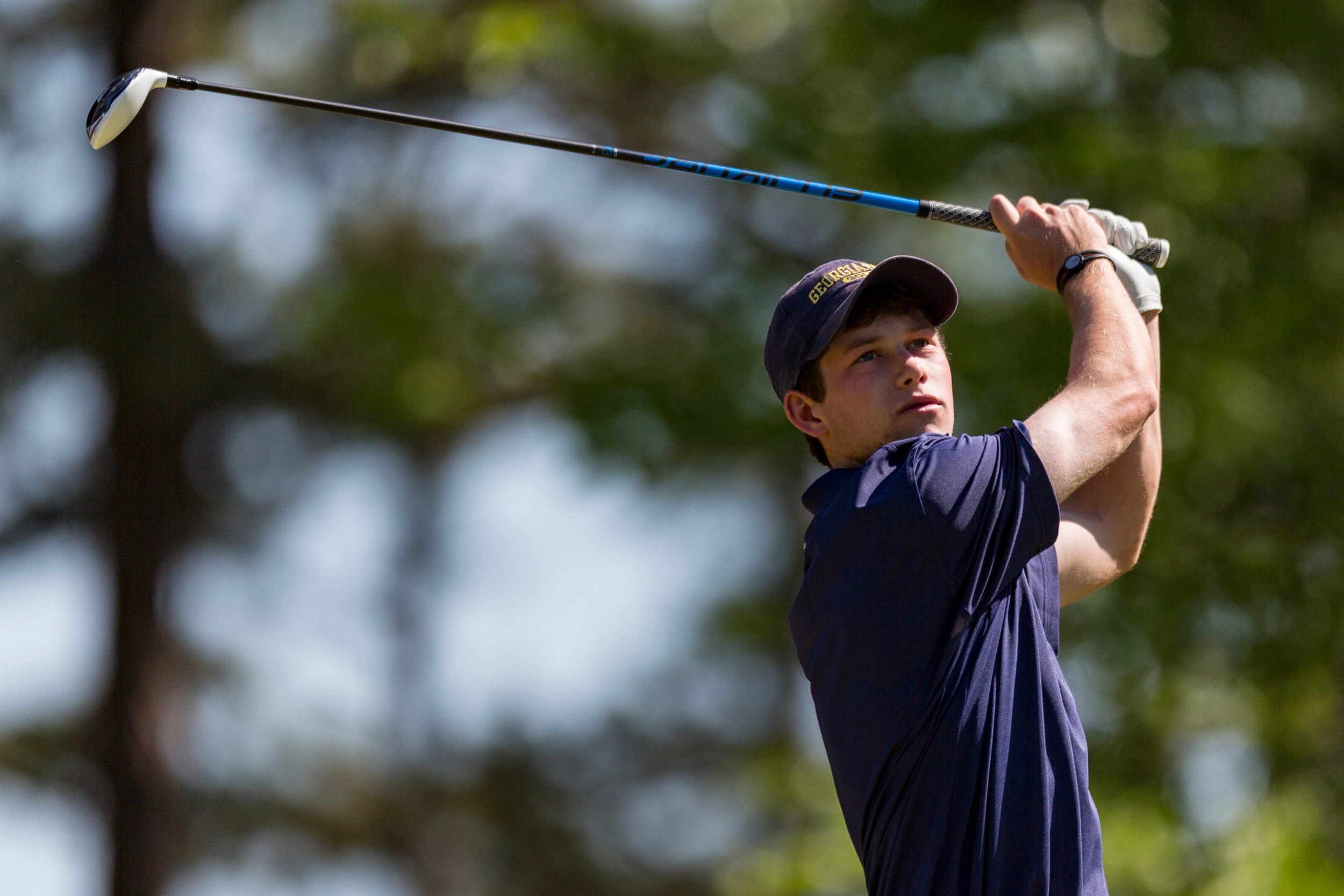 James Clark during the third round of the ACC Golf Championship, Apriul 24, 2016, at the Old North State Club, New London, N.C.