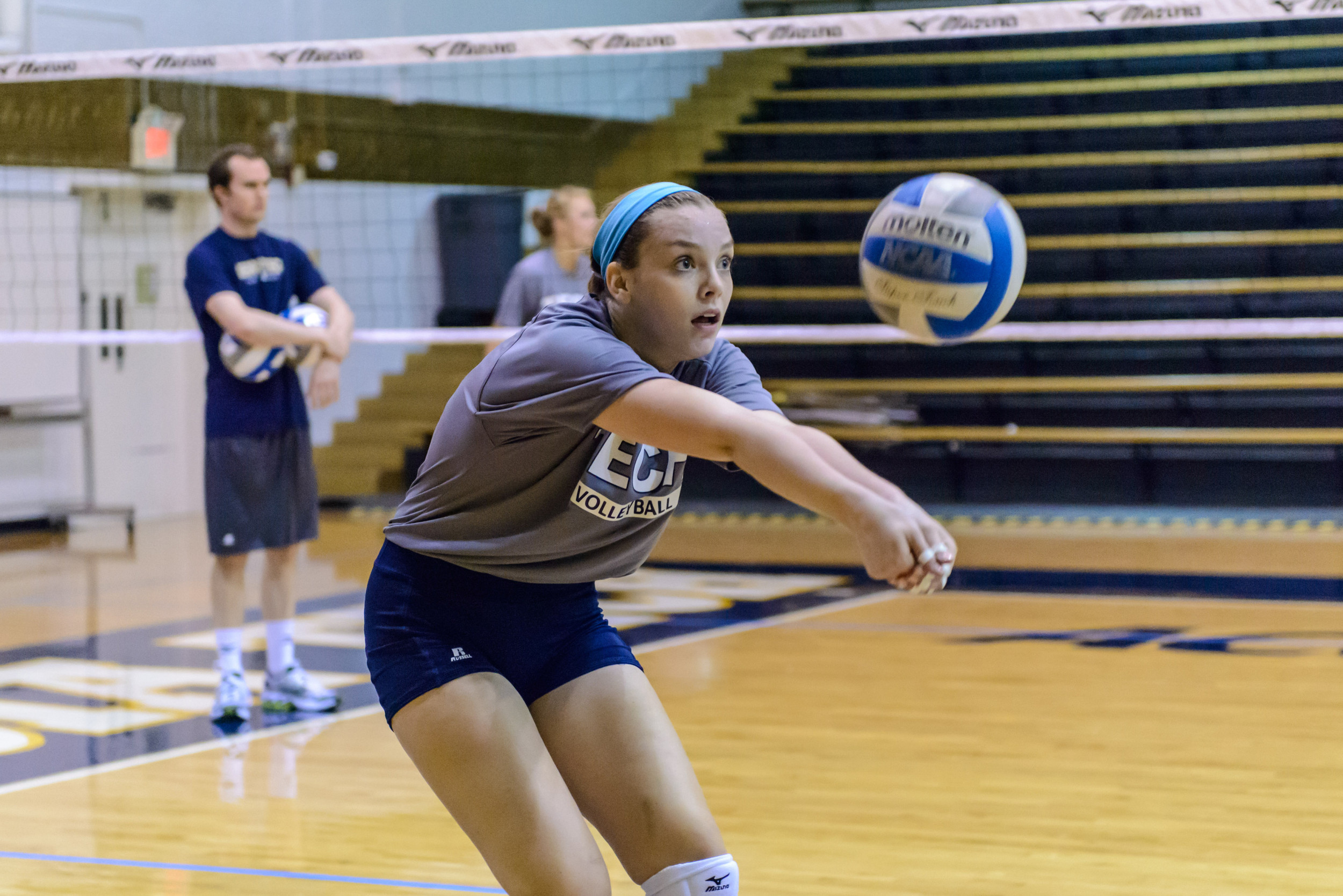 First GT Volleyball practice of 2013.