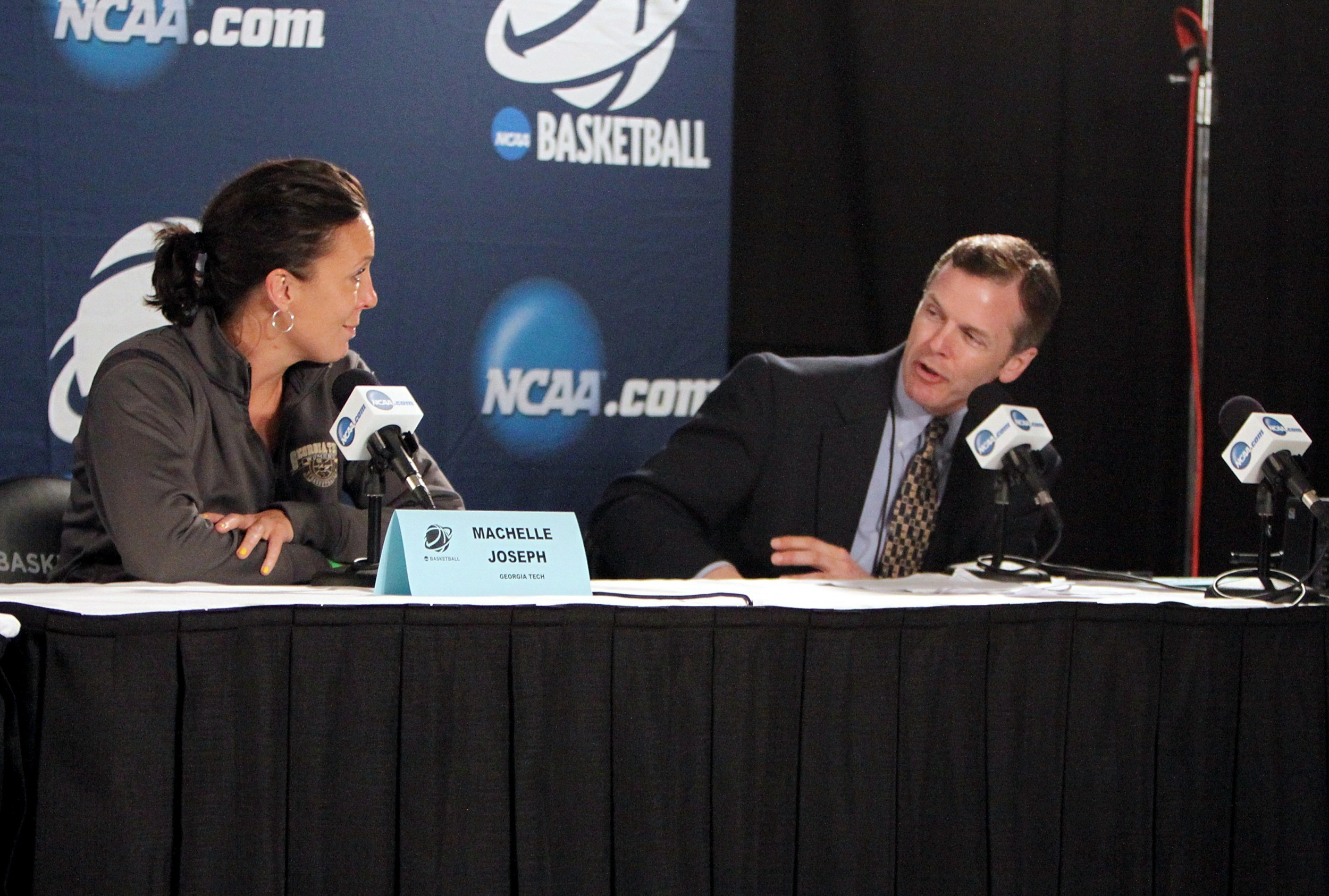 Head Coach MaChelle Joseph in press conference