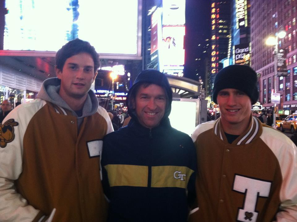 Juan Spir, Kenny Thorne and Kevin King at Times Square.