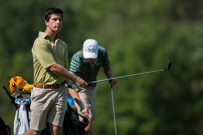 Tyler Joiner of Georgia Tech during the first round of the Carpet Capital Collegiate, September 11, 2015