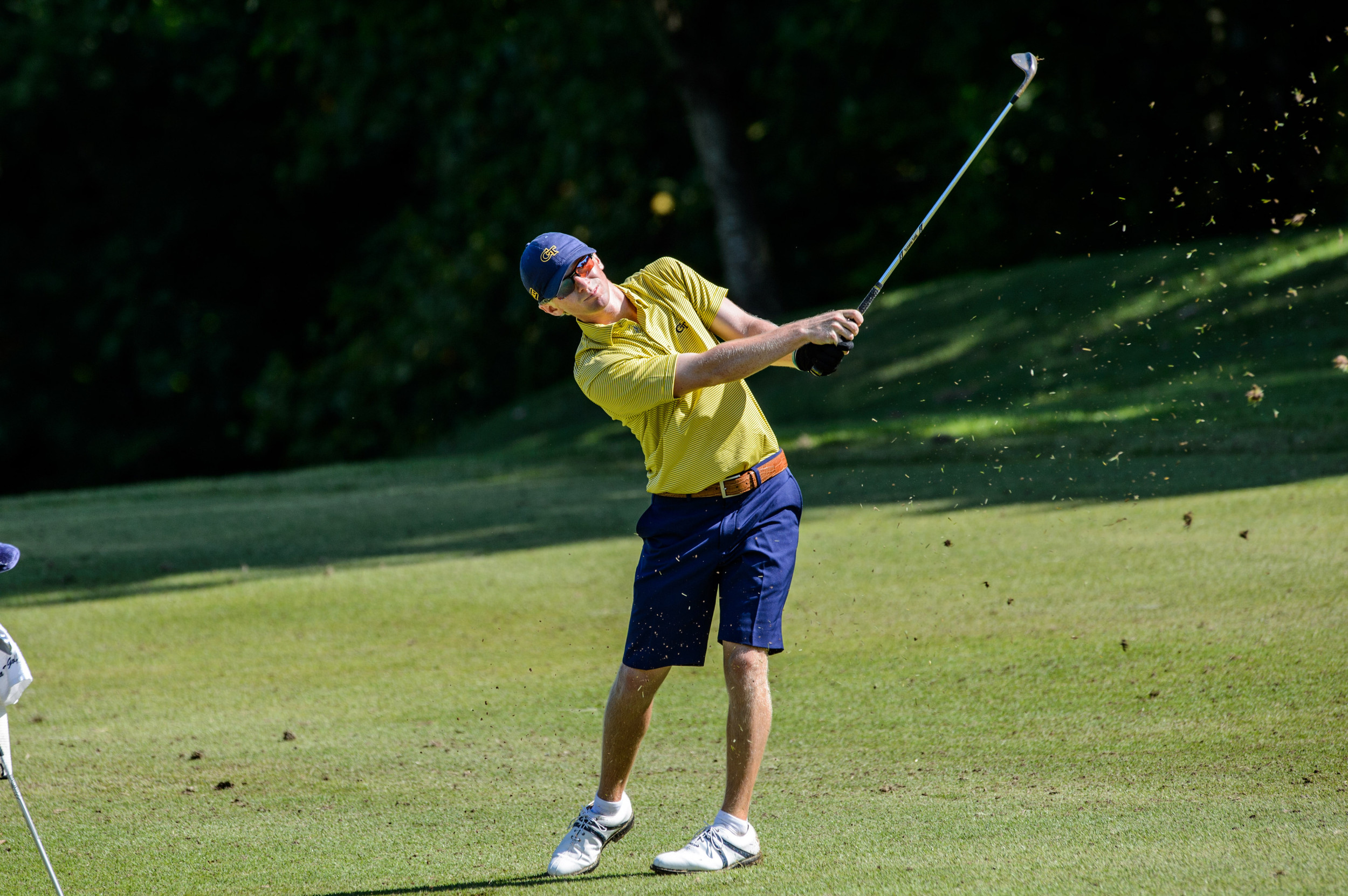 Anders Albertson during the final round of the Carpet Capital Collegiate, September 7, 2014