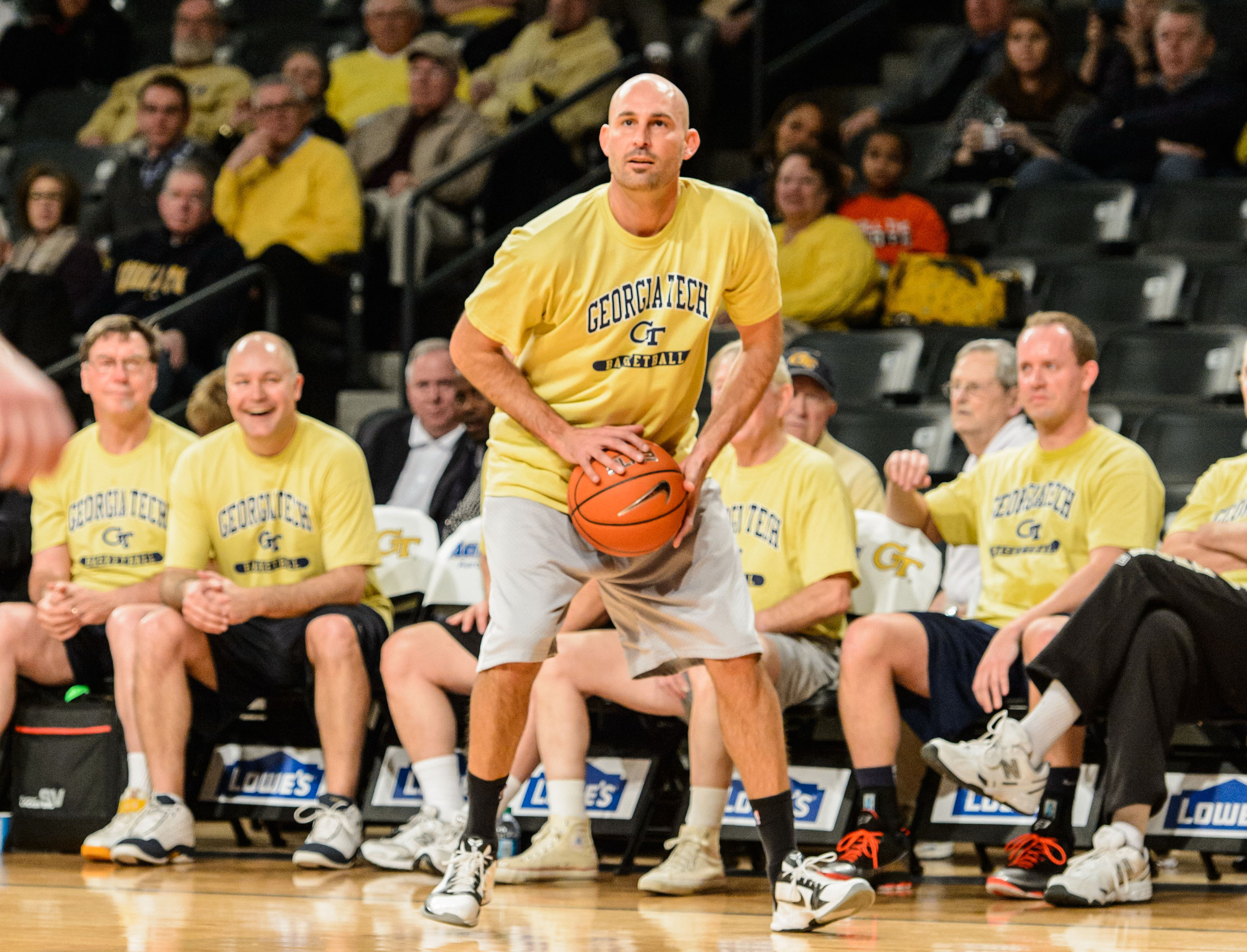 2014 Georgia Tech Men's Basketball Letterwinners game