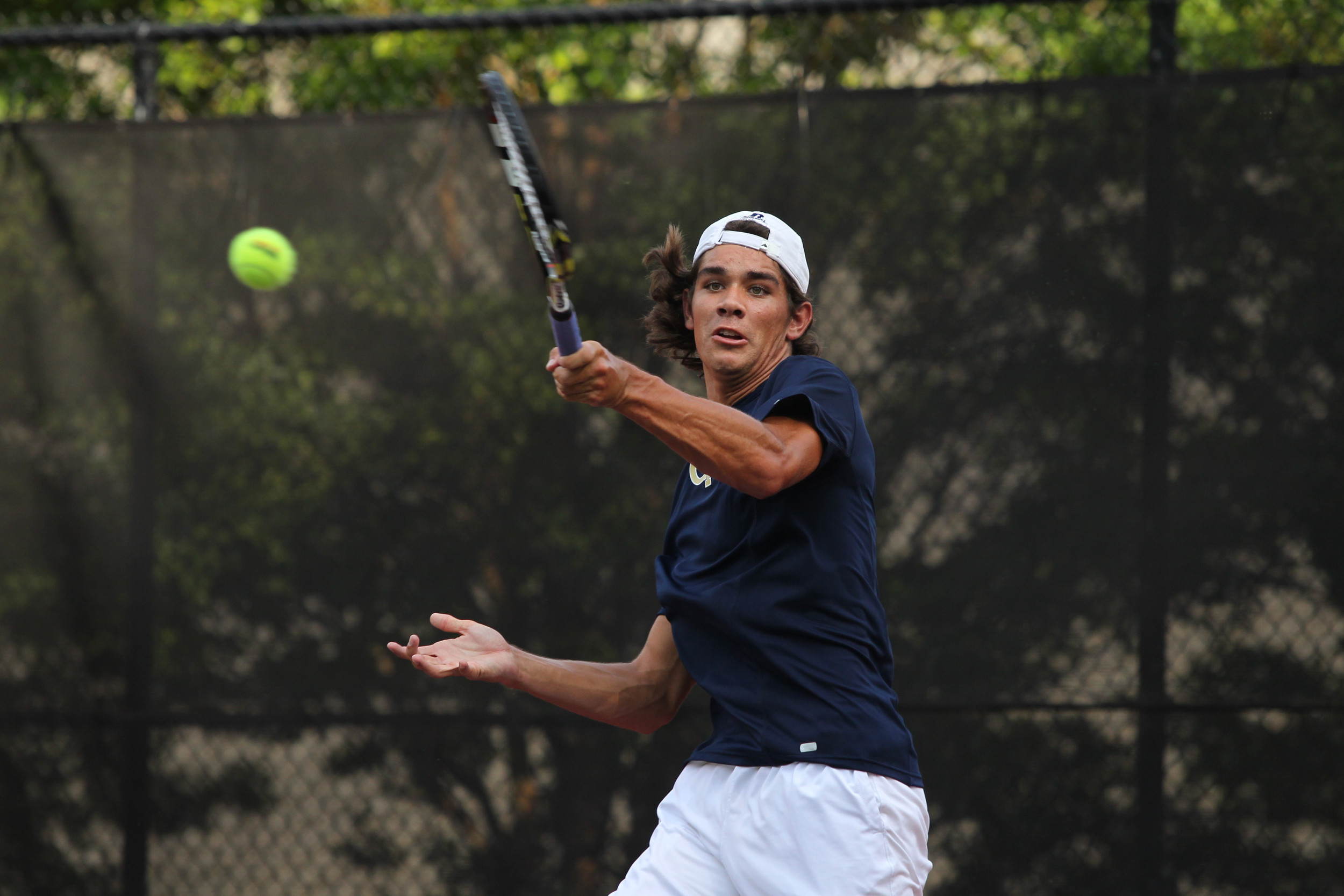 Elijah Melendez during the first day of the Southern Intercollegiate Championship, Athens, Ga., September 12, 2014