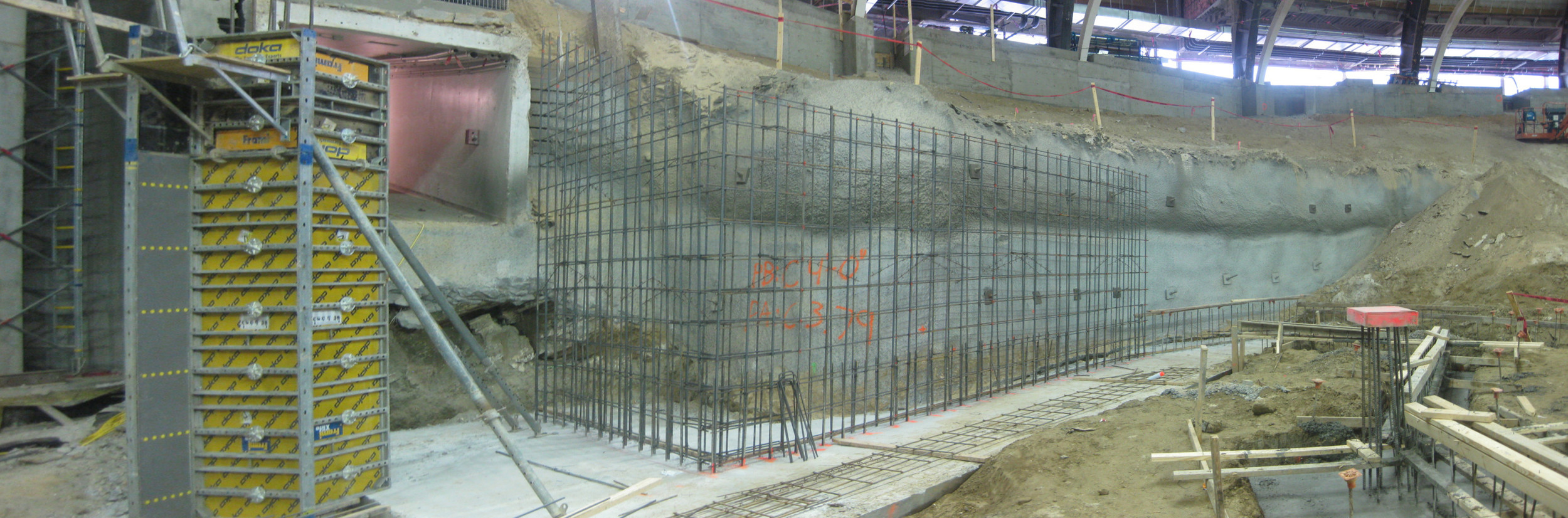 Work continues on the future McCamish Pavilion - 12/19/11