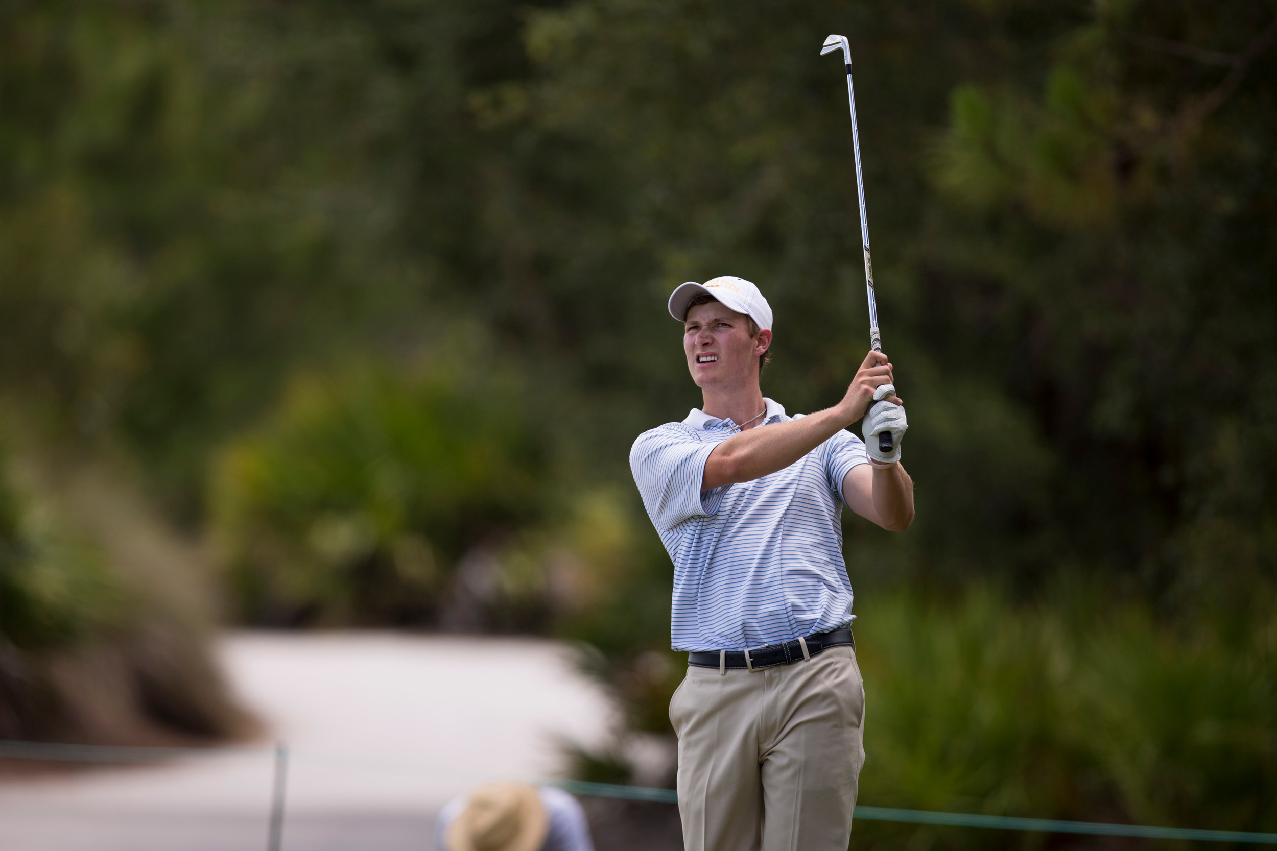 Vincent Whaley during the third round of the NCAA Championship, May 31, 2015, Bradendon, Fla.