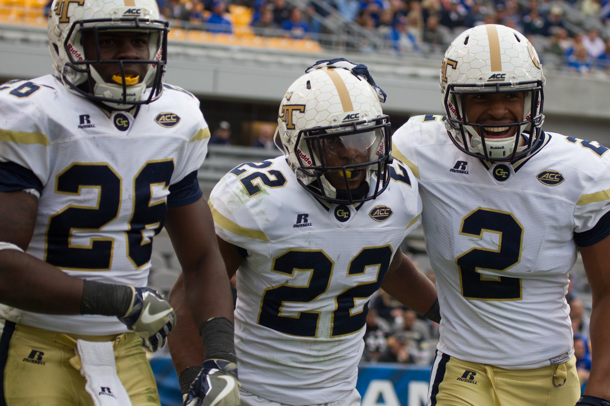 Pittsburgh, PA - October 8, 2016: The Pitt Panthers football team hosts the Georgia Tech Yellow Jackets in an ACC conference game at Heinz Field in Pittsburgh. - Credit: Jeffrey Gamza