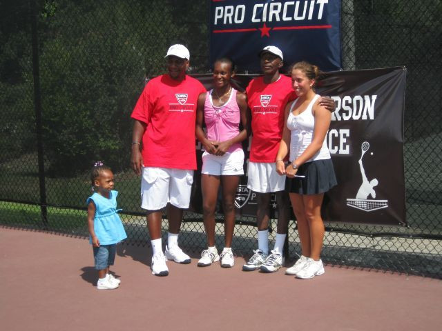 Irina Falconi captured the 2009 Norman Wilkerson Tennis Experience title